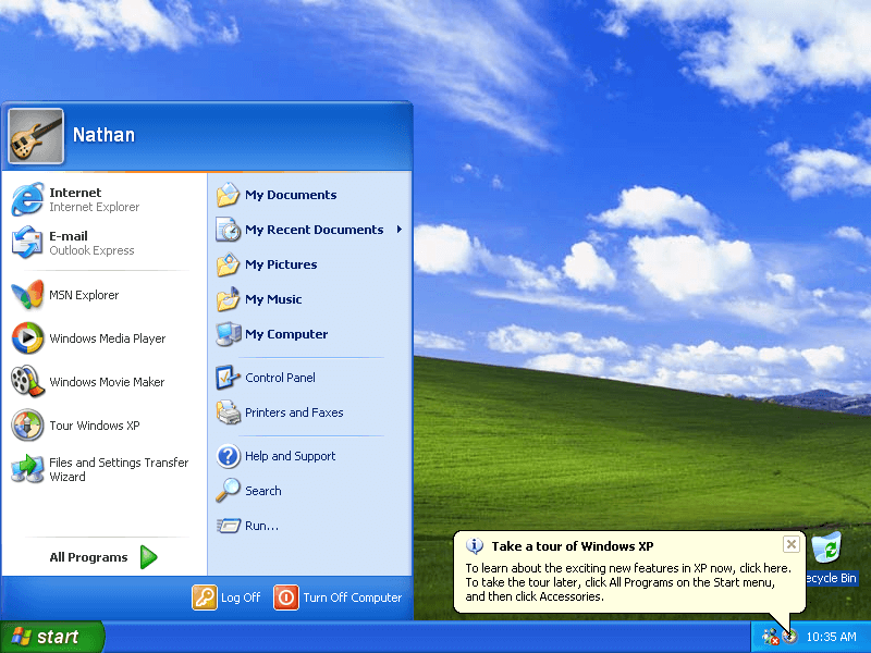Windows این نسخه از ویندوز در سال2001 توسط مایکروسافت عرضه شد