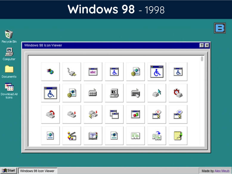 Windows98 ویندوز